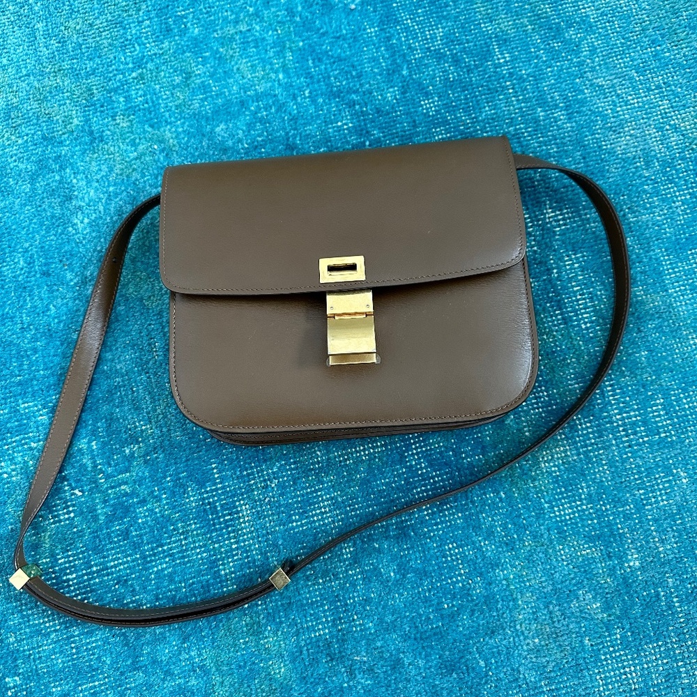 Celine smooth calfskin small classic box bag